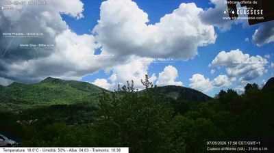 immagine della webcam nei dintorni di Galliate Lombardo: webcam Cuasso al Monte