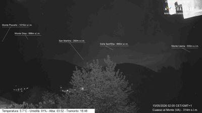 immagine della webcam nei dintorni di Castiglione Olona: webcam Cuasso al Monte