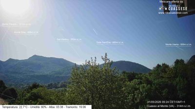 immagine della webcam nei dintorni di Casasco d'Intelvi: webcam Cuasso al Monte