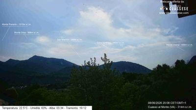 immagine della webcam nei dintorni di Binago: webcam Cuasso al Monte