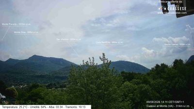 immagine della webcam nei dintorni di Maccagno: webcam Cuasso al Monte