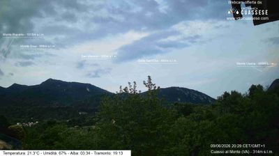 Preview delle webcam di Cuasso al Monte