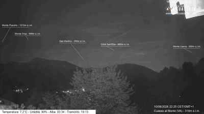 immagine della webcam nei dintorni di Lanzo d'Intelvi: webcam Cuasso al Monte