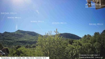 immagine della webcam nei dintorni di Casasco d'Intelvi: webcam Cuasso al Monte