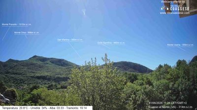 immagine della webcam nei dintorni di Casasco d'Intelvi: webcam Cuasso al Monte