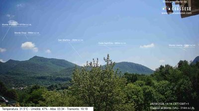 immagine della webcam nei dintorni di Brezzo di Bedero: webcam Cuasso al Monte