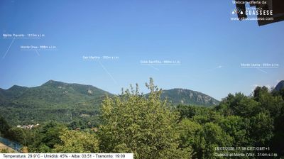 immagine della webcam nei dintorni di Binago: webcam Cuasso al Monte