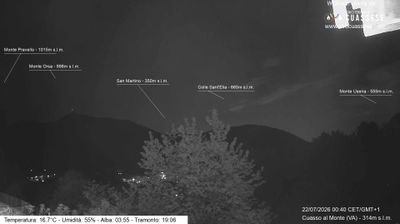 immagine della webcam nei dintorni di Lanzo d'Intelvi: webcam Cuasso al Monte