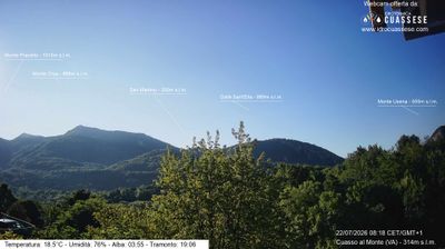 immagine della webcam nei dintorni di Lanzo d'Intelvi: webcam Cuasso al Monte