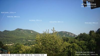 immagine della webcam nei dintorni di Varese: webcam Cuasso al Monte