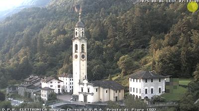 immagine della webcam nei dintorni di Gordona: webcam Piuro