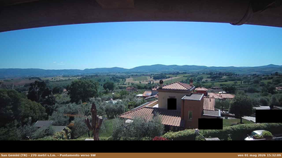 immagine della webcam nei dintorni di Soriano nel Cimino: webcam San Gemini