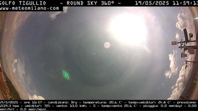 immagine della webcam nei dintorni di Casermette del  monte Penna: webcam Chiavari