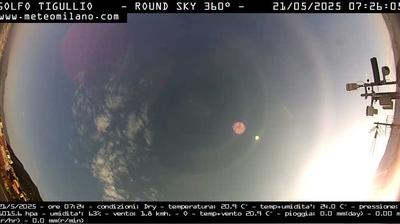 immagine della webcam nei dintorni di Lemeglio: webcam Chiavari
