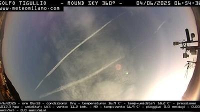 immagine della webcam nei dintorni di Santo Stefano d'Aveto: webcam Chiavari