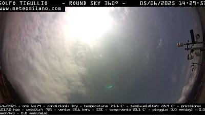 immagine della webcam nei dintorni di Camogli: webcam Chiavari