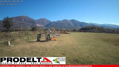 immagine della webcam nei dintorni di Rieti: webcam Poggio Bustone