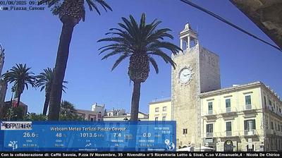 immagine della webcam nei dintorni di Barletta: webcam Terlizzi