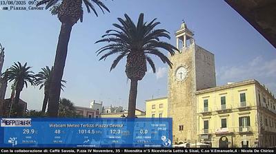 immagine della webcam nei dintorni di Acquaviva delle Fonti: webcam Terlizzi