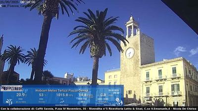 immagine della webcam nei dintorni di Acquaviva delle Fonti: webcam Terlizzi