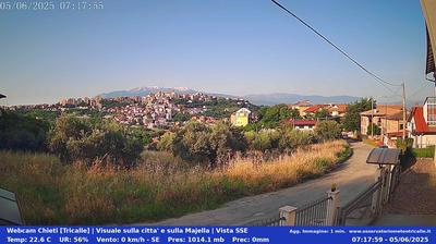 immagine della webcam nei dintorni di Silville: webcam Chieti