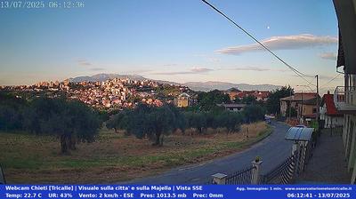 immagine della webcam nei dintorni di Postilli: webcam Chieti