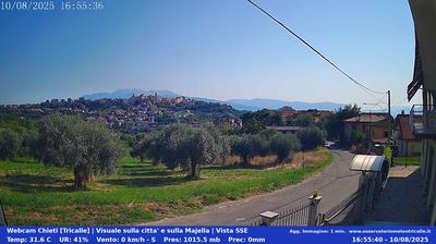 immagine della webcam nei dintorni di Santa Filomena: webcam Chieti