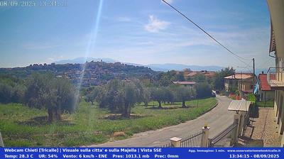 immagine della webcam nei dintorni di Salle: webcam Chieti