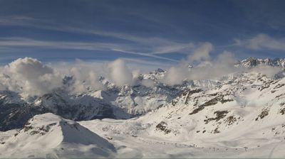 immagine della webcam nei dintorni di Breuil-Cervinia: webcam Valtournenche Colle Superiore