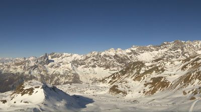 immagine della webcam nei dintorni di Champoluc: webcam Valtournenche Colle Superiore