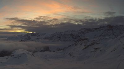 immagine della webcam nei dintorni di Capanna Margherita: webcam Valtournenche Colle Superiore