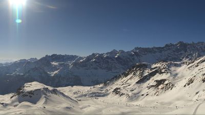 immagine della webcam nei dintorni di Brusson: webcam Valtournenche Colle Superiore