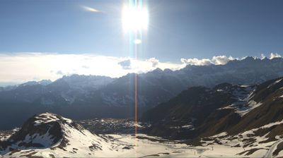 immagine della webcam nei dintorni di Passo dei Salati: webcam Valtournenche Colle Superiore
