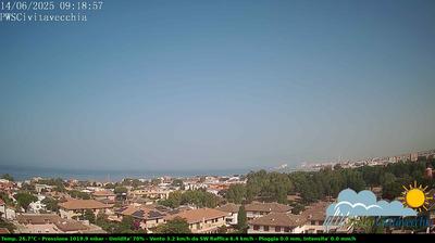 immagine della webcam nei dintorni di Cerveteri: webcam Civitavecchia