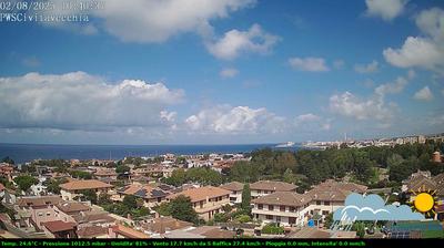 immagine della webcam nei dintorni di Bracciano: webcam Civitavecchia