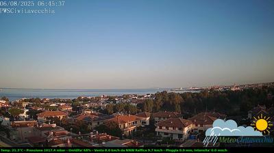 immagine della webcam nei dintorni di Allumiere: webcam Civitavecchia