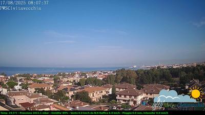 immagine della webcam nei dintorni di Montalto di Castro: webcam Civitavecchia