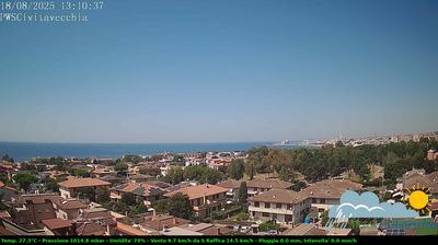 immagine della webcam nei dintorni di Montalto di Castro: webcam Civitavecchia