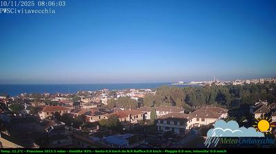 immagine della webcam nei dintorni di Bracciano: webcam Civitavecchia