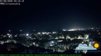 immagine della webcam nei dintorni di Montalto di Castro: webcam Civitavecchia