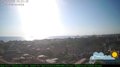 immagine della webcam nei dintorni di Santa Severa: webcam Civitavecchia