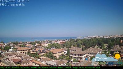 immagine della webcam nei dintorni di Marina di Cerveteri: webcam Civitavecchia