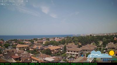 immagine della webcam nei dintorni di Montalto Marina: webcam Civitavecchia