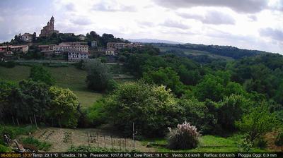 immagine della webcam nei dintorni di Baldissero Torinese: webcam Cerreto d'Asti