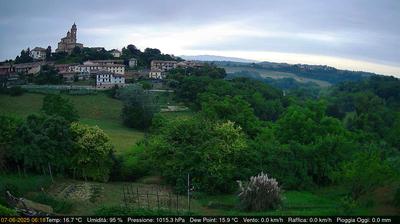 immagine della webcam nei dintorni di Costigliole d'Asti: webcam Cerreto d'Asti