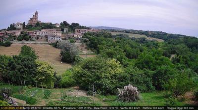 immagine della webcam nei dintorni di Castagneto Po: webcam Cerreto d'Asti