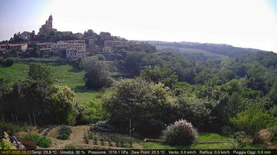 immagine della webcam nei dintorni di Castagneto Po: webcam Cerreto d'Asti