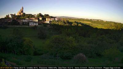 immagine della webcam nei dintorni di Asti: webcam Cerreto d'Asti