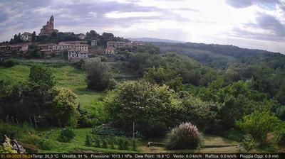 immagine della webcam nei dintorni di Castelnuovo Don Bosco: webcam Cerreto d'Asti