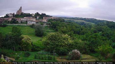 immagine della webcam nei dintorni di Castagneto Po: webcam Cerreto d'Asti